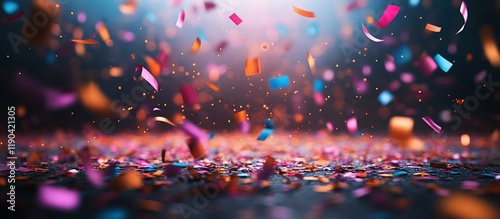 Celebration: A Burst of Colorful Confetti