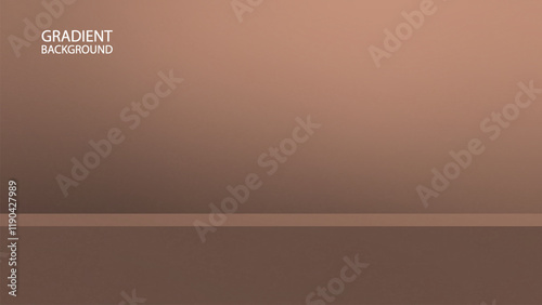 Minimal abstract background for product presentation. Mocha Mousse Tone. Grainy texture.