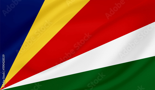Free Download Realistic National Flag of  Seychelles - GFXLoad