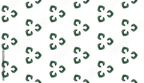 Seamless Green Abstract Nature-Inspired Pattern.