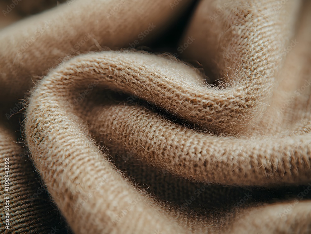 Fototapeta premium luxurious cashmere sweater Fabric Texture, generation AI