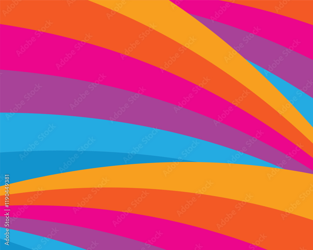 abstract vivid rainbow curves, lines and shapes background with copy space for text, yellow, orange, pink, purple, violet, blue abstract vivid rainbow curves, lines and shapes background with copy space for text, yellow, orange, pink, purple, violet, blue