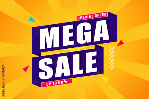 Attractive Deals Mega Sale Mania Template in Action