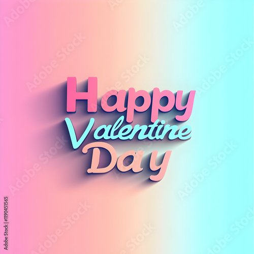 Happy Valentine Day Card photo