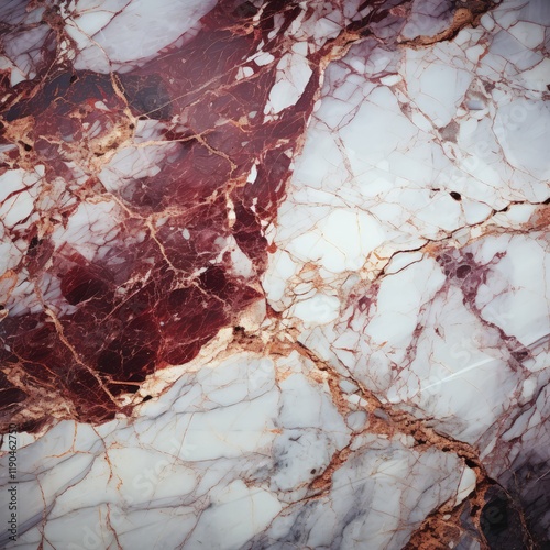 Elegant Abstract White and Dark Red Marble Background with Muted Colors