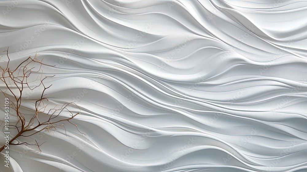 Fototapeta premium White Textured Background Banner with a Clean Minimalistic Design