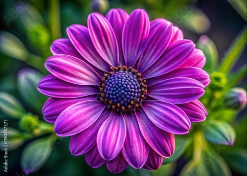 Wallpaper Mural Aerial Close-Up of Vibrant Purple Flower, Drone Photography Torontodigital.ca