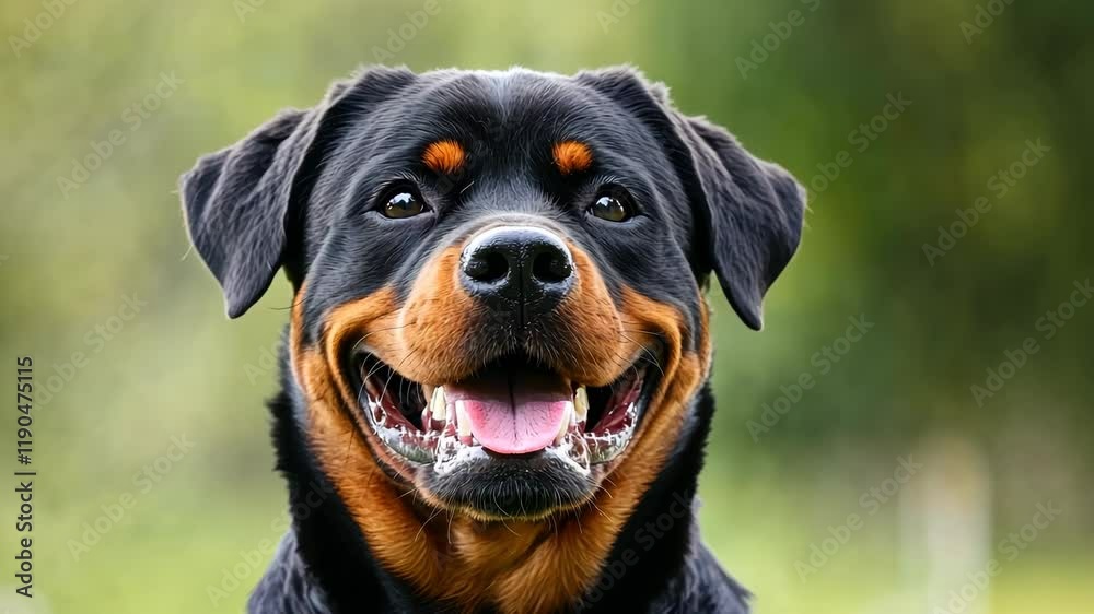The Rottweiler With a Smile The Rottweiler With a Smile