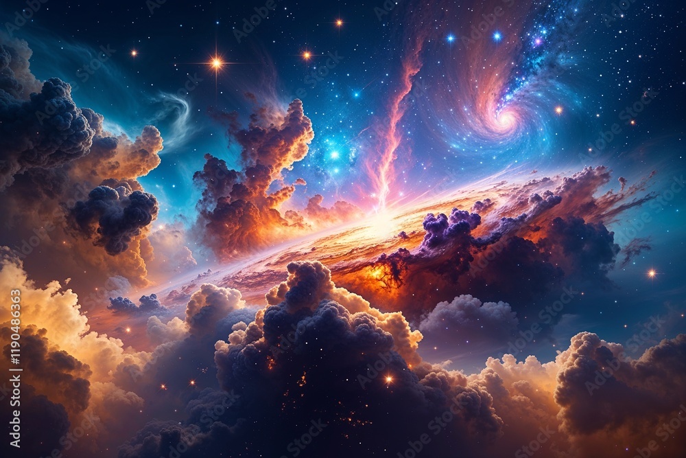 Colorful space galaxy cloud nebula. Stary night cosmos. Universe science astronomy. Supernova background wallpaper Colorful space galaxy cloud nebula. Stary night cosmos. Universe science astronomy. Supernova background wallpaper