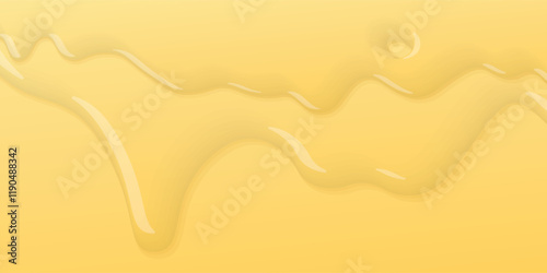 Melted butter or cheese dropping background graphic illustration have blank space.