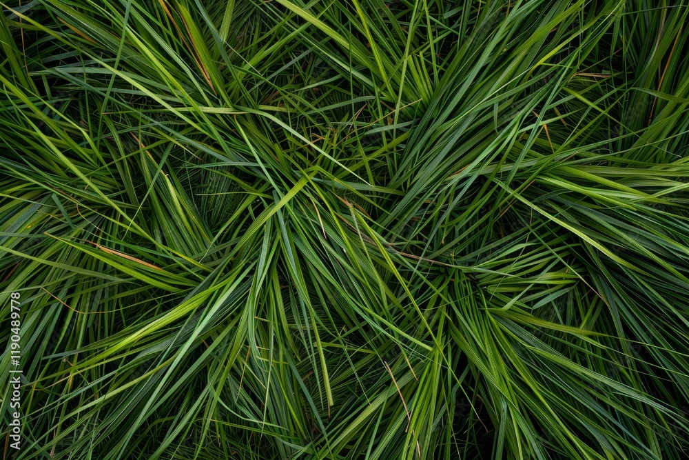 A close-up image of vibrant green grass blades interlacing in a meadow, viewed from directly above, Crisscrossing patterns of grass tufts A close-up image of vibrant green grass blades interlacing in a meadow, viewed from directly above, Crisscrossing patterns of grass tufts
