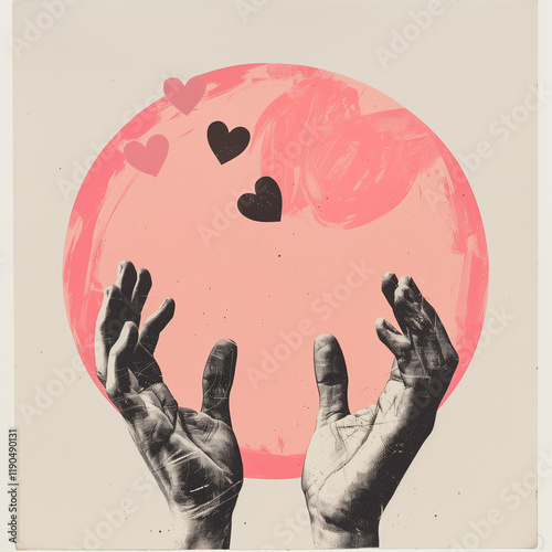 Hands Reaching for Love