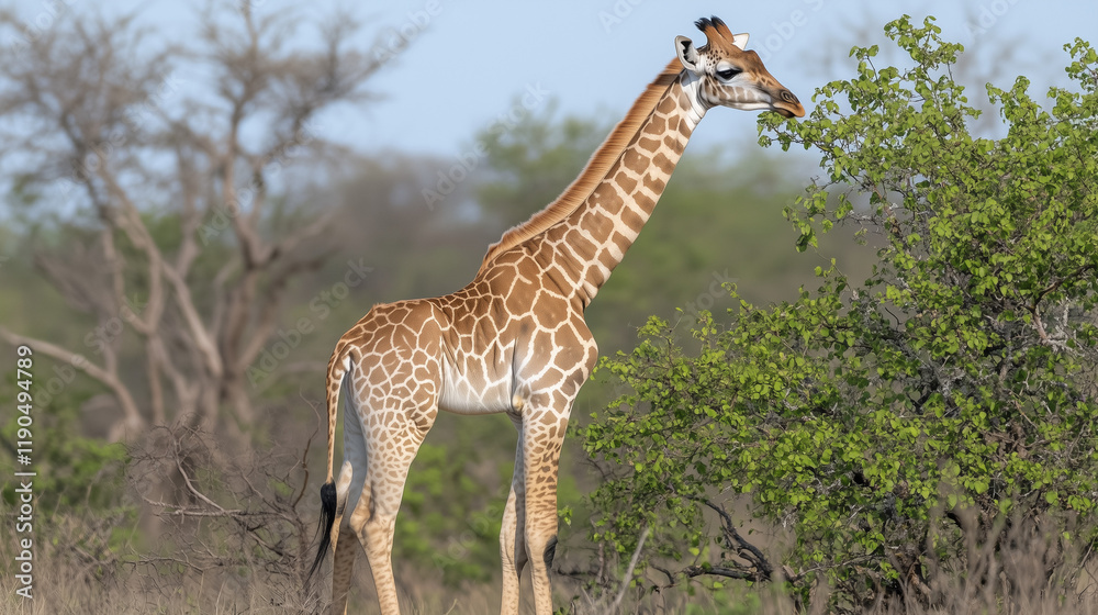 Obraz premium サバンナ-キリン