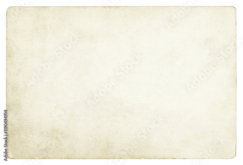 Vintage paper background isolated - (clipping path included)