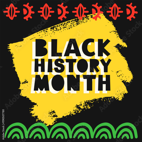 Black History Month 2025 African American Banner photo