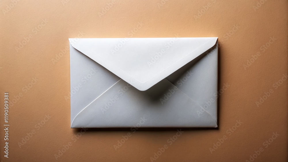 Blank White Envelope Mockup: Clean Mailing Envelope for Presentation or Correspondence