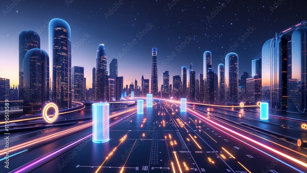 Fototapeta premium traffic in the city