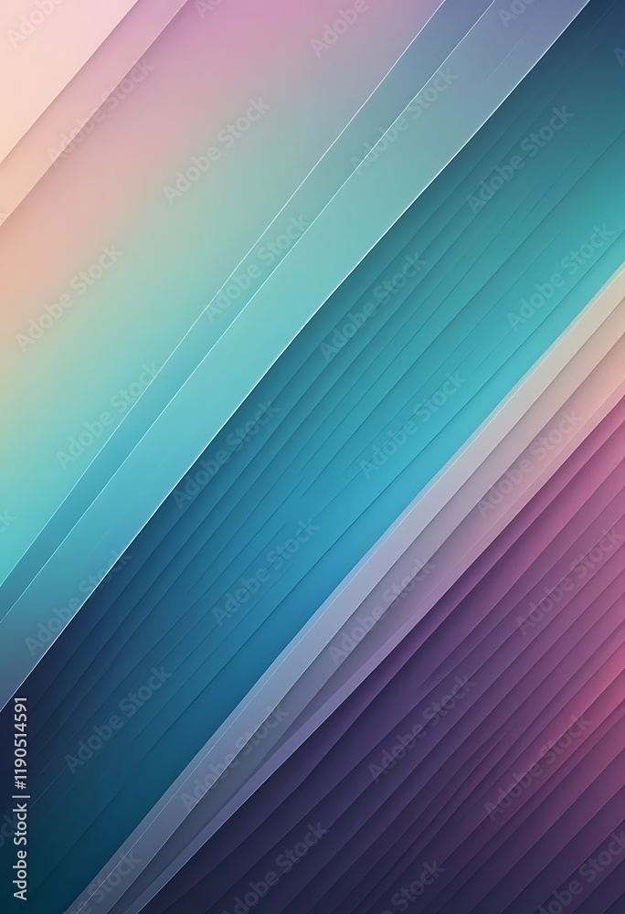 Obraz premium Abstract Diagonal Lines Pastel Color Gradient Background