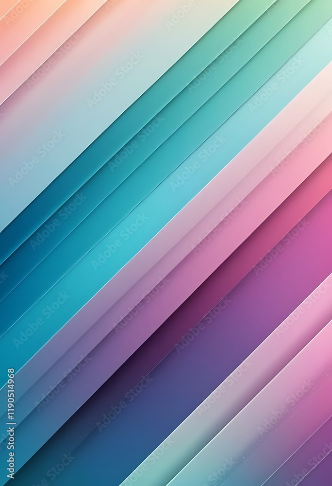 Fototapeta premium Abstract Diagonal Pastel Stripes Background Design