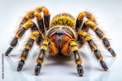 Chaco Golden Knee Tarantula Spiderling Closeup - Exotic Pet Spider Photography photo