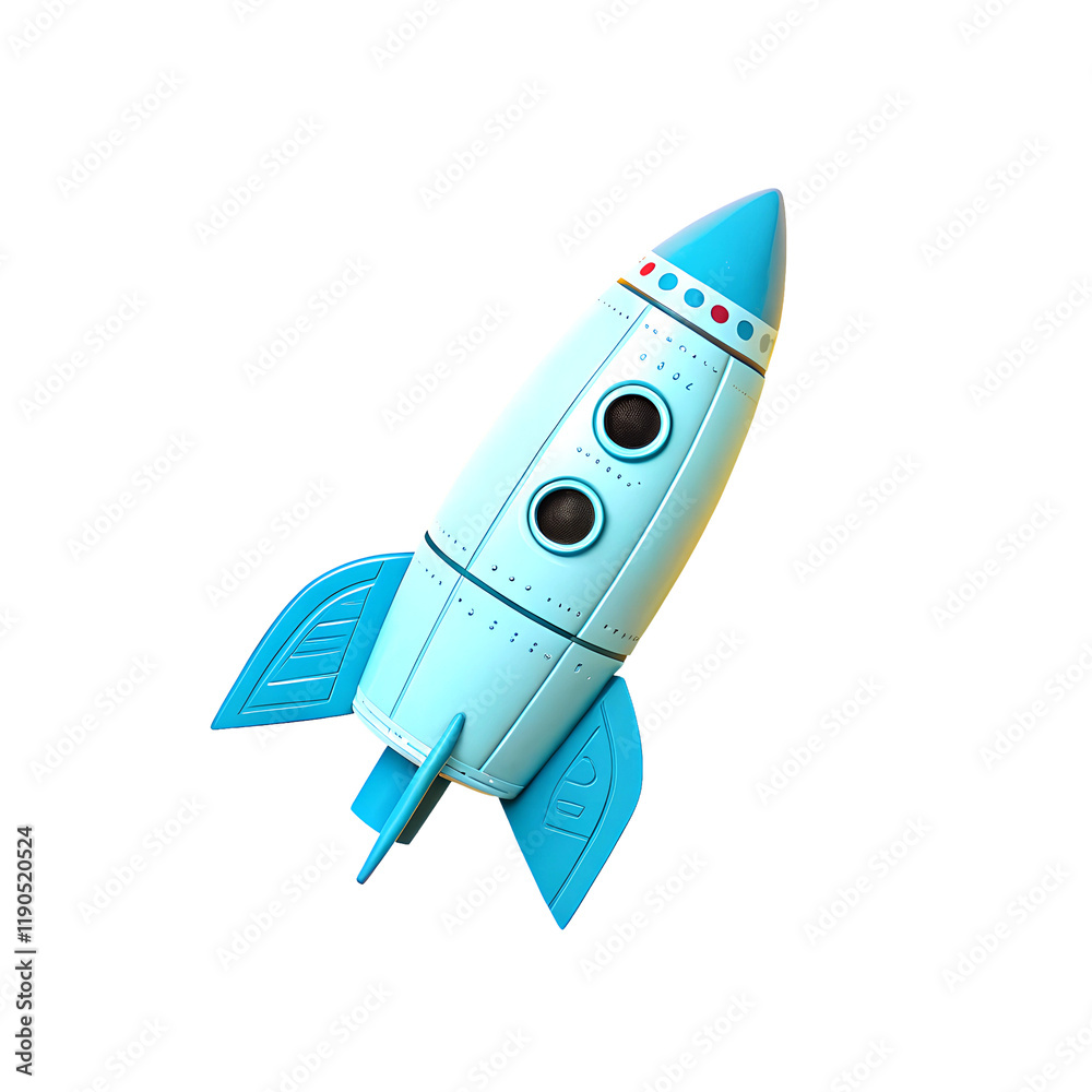Toy blue space shuttle or rocket on white background science spaceship speed PNG file download Toy blue space shuttle or rocket on white background science spaceship speed PNG file download