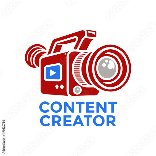 Video camera recorder vector logo 
