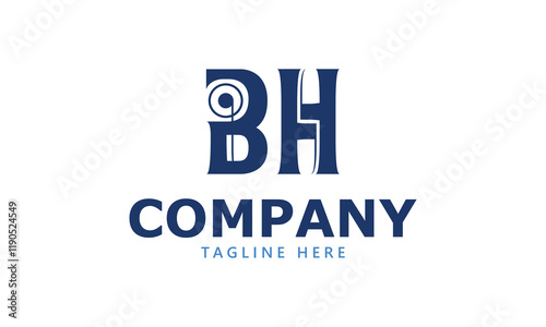 BH B bh initial logo | initial based abstract modern minimal creative logo, vector template image. luxury logotype logo, real estate homie logo. typography logo. initials logo