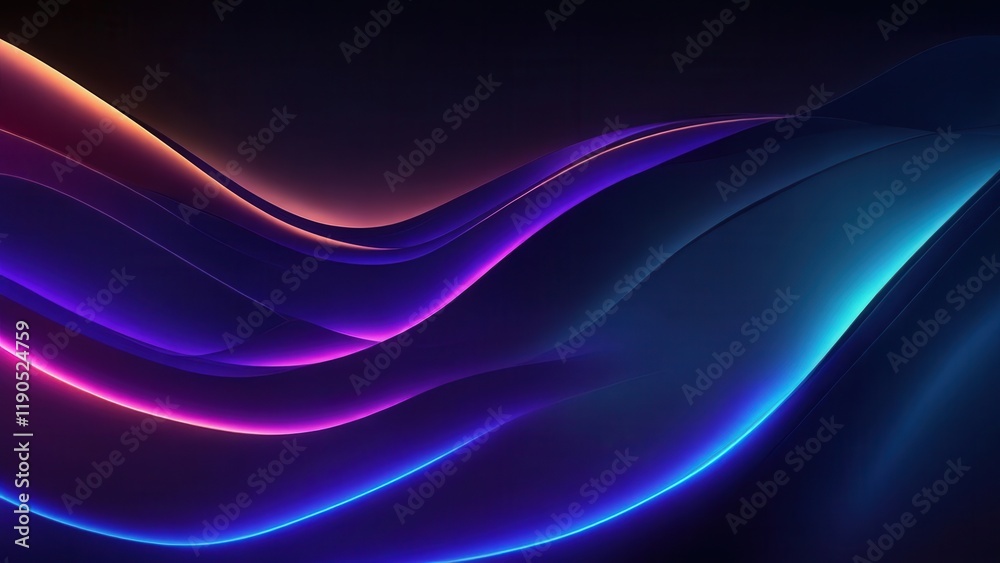 Vibrant Abstract Waves with Flowing Colours and Neon Gradients in Motion Vibrant Abstract Waves with Flowing Colours and Neon Gradients in Motion