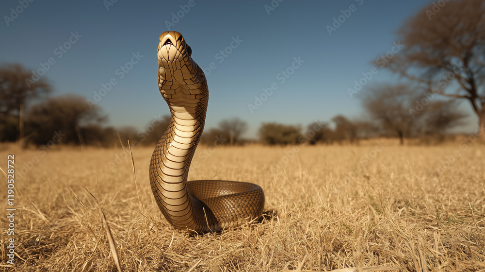 Fototapeta premium サバンナ-コブラ