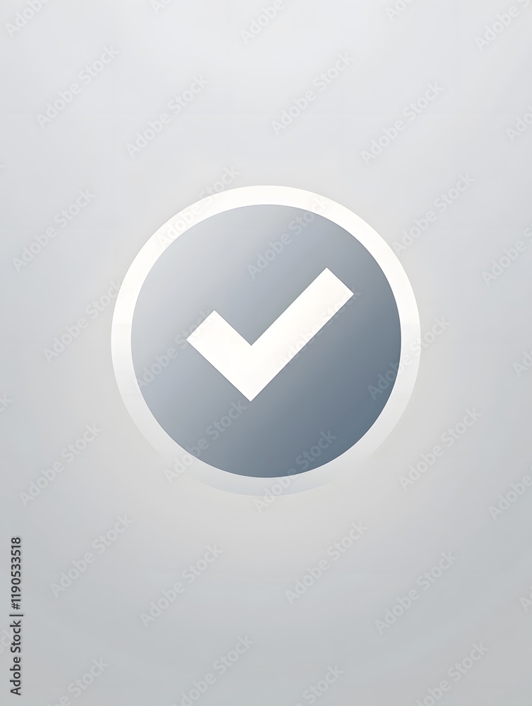 Simple Win Confirmation Check mark Approval Icon Logo Success Symbol Simple Win Confirmation Check mark Approval Icon Logo Success Symbol