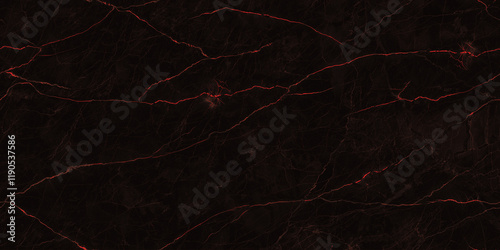 black and red, dark black high glossy marble stone slab, vitrified polished marble photo