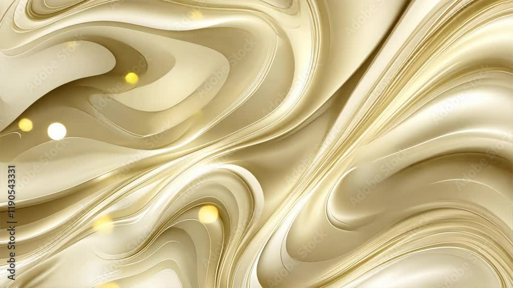 Elegant Gold Abstract Background Smooth Waves and Luxurious Texture Design that Shine with Sophistication and Style
