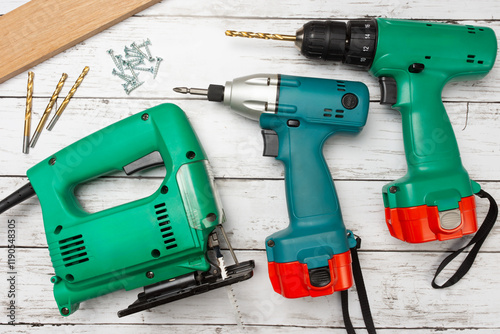電動工具と日曜大工のイメージ