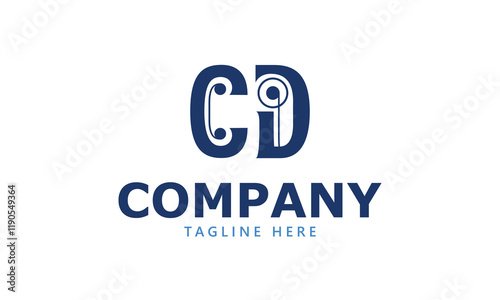CD C cd initial logo | initial based abstract modern minimal creative logo, vector template image. luxury logotype logo, real estate homie logo. typography logo. initials logo