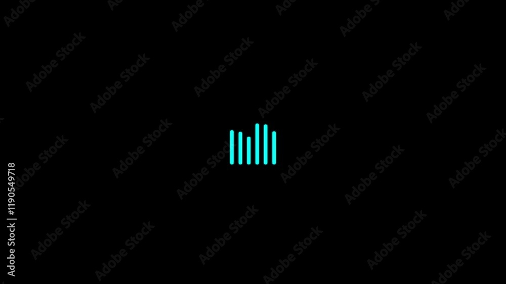 Sound mixer equalizer adjust animation. volume control slider bars icon animation.Abstract music waves oscillation. Futuristic sound wave visualization. Sound mixer equalizer adjust animation. volume control slider bars icon animation.Abstract music waves oscillation. Futuristic sound wave visualization.