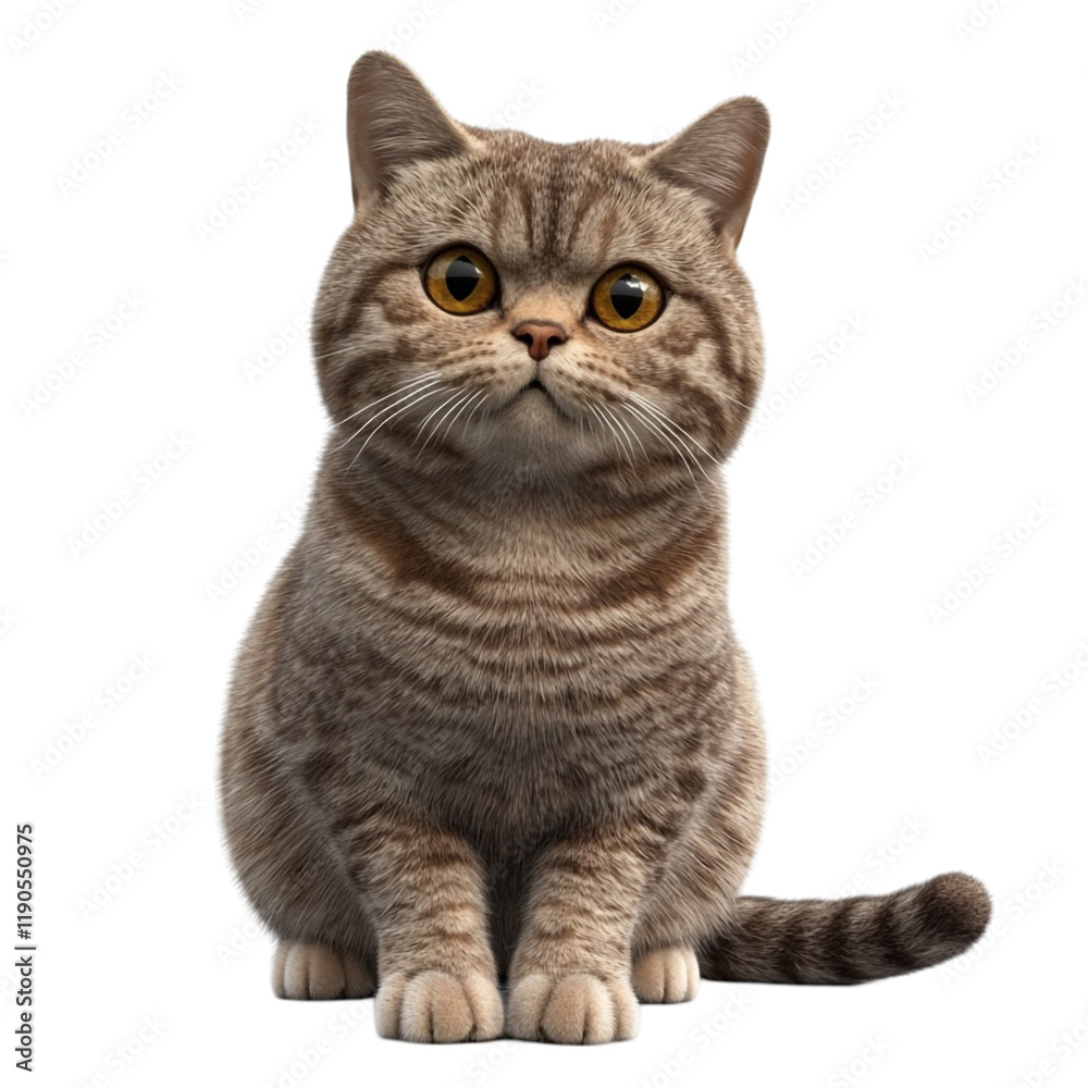 Adorable Tabby Cat Sitting Pretty with Big Eyes Sweet and Curious Feline Adorable Tabby Cat Sitting Pretty with Big Eyes Sweet and Curious Feline