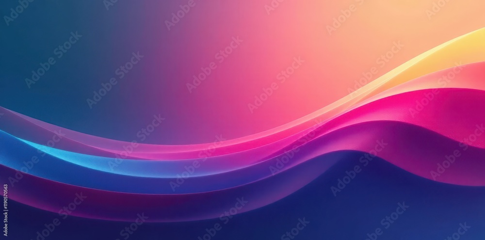 Fototapeta premium Abstract geometric lines fading into soft gradient , shapes, gradient