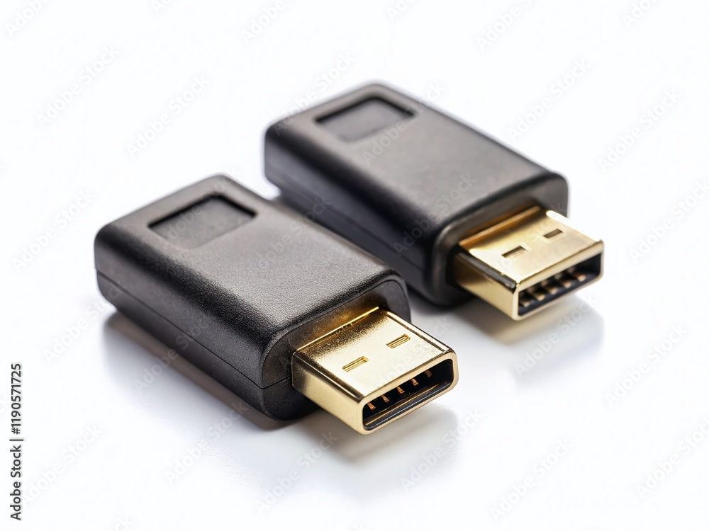 Black HDMI Dongle Pack, USB-C Adapter, Wireless Streaming Device, Media Player, High-Definition Connector Black HDMI Dongle Pack, USB-C Adapter, Wireless Streaming Device, Media Player, High-Definition Connector