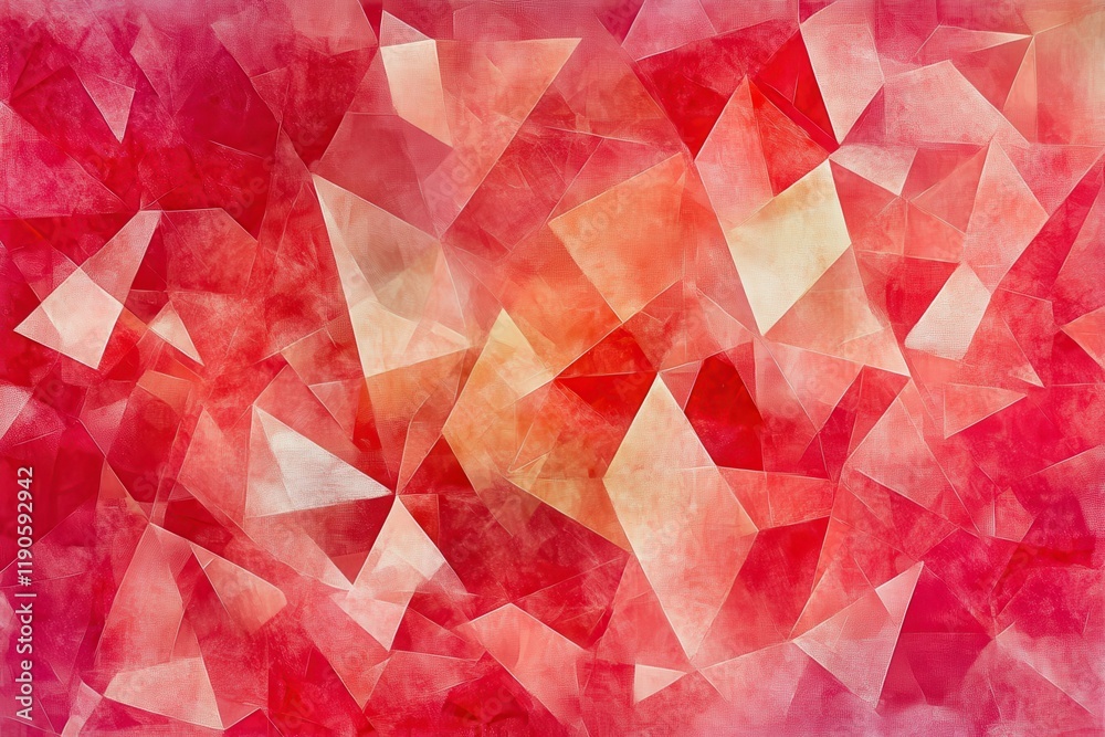 Naklejka premium Vibrant red geometric background for modern design projects and creative presentations