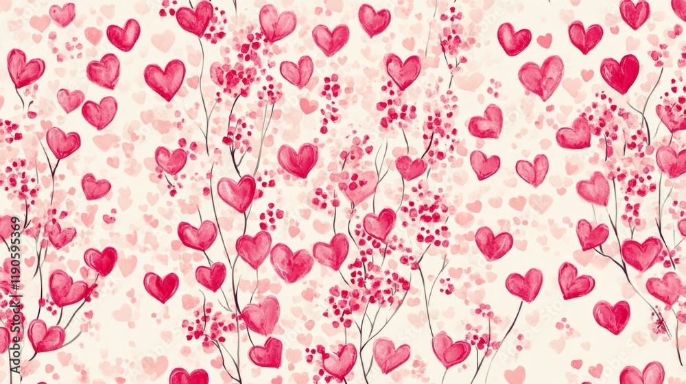 pink background with hearts pink background with hearts