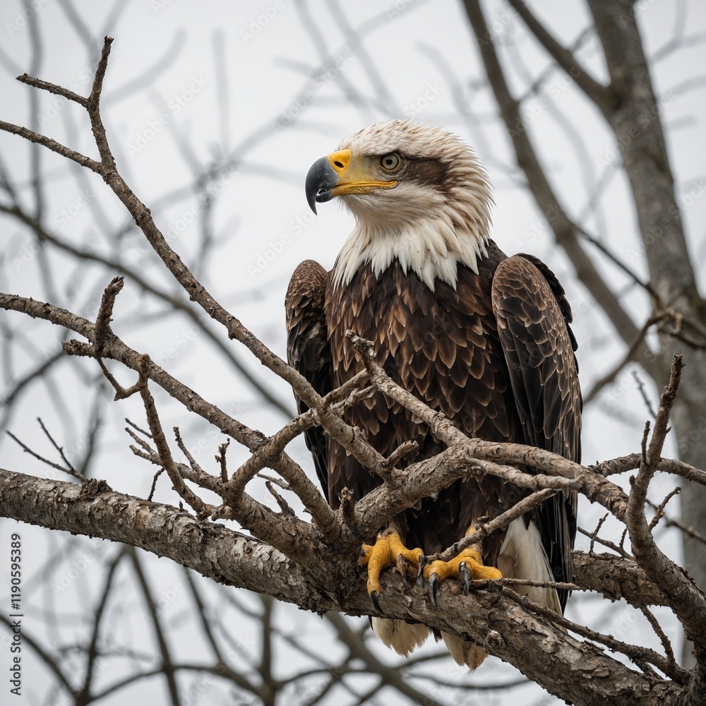 A macro shot of an eagle’s talons gripping a branch, white background.
A macro shot of an eagle’s talons gripping a branch, white background.