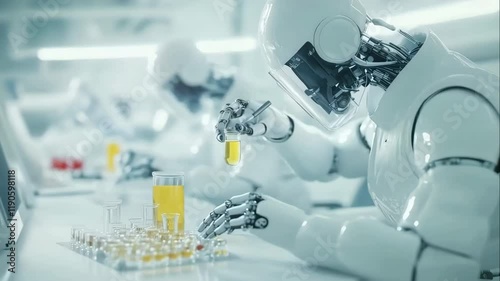 Medical androids are researching new drugs