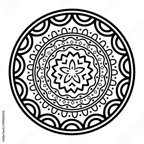 Mega mandala bundle for coloring book interior