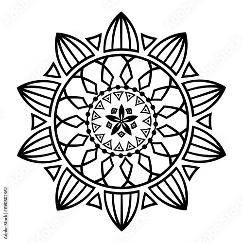 Mega mandala bundle for coloring book interior