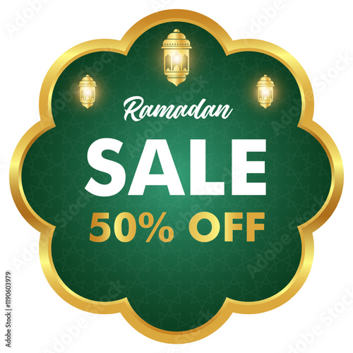 Ramadan sale label