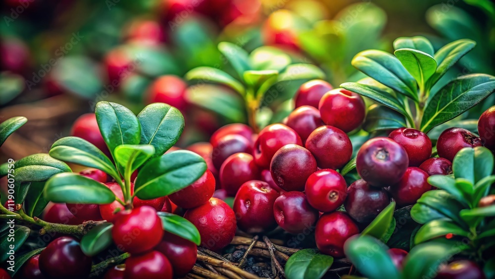 Hidden Cranberry Treasure: Vibrant Red Berries Concealed Amongst Lush Green Leaves - Urban Exploration Photography Hidden Cranberry Treasure: Vibrant Red Berries Concealed Amongst Lush Green Leaves - Urban Exploration Photography