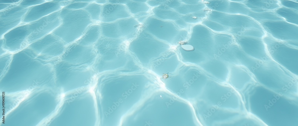 Blue Water Surface with Sunlight Reflection Blue Water Surface with Sunlight Reflection