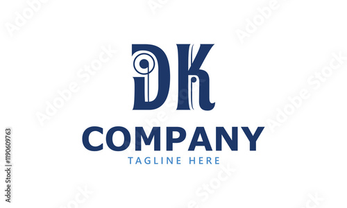 DK D dk initial logo | initial based abstract modern minimal creative logo, vector template image. luxury logotype logo, real estate homie logo. typography logo. initials logo