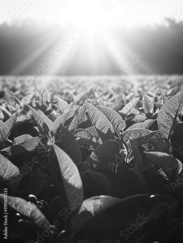 Tobacco Leaves Field photo