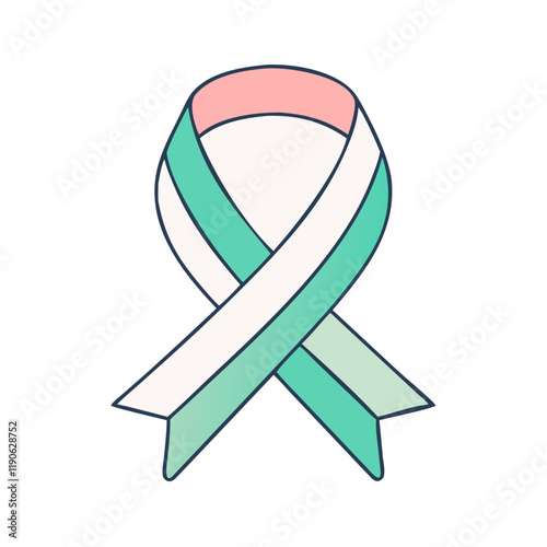 ribbon symbol awareness vector icon,ribbon symbol awareness vector illustration - simple illustration of ribbon symbol awareness ,perfect for logos ribbon symbol awareness 
